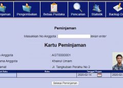Sistem Informasi Perpustakaan PHP